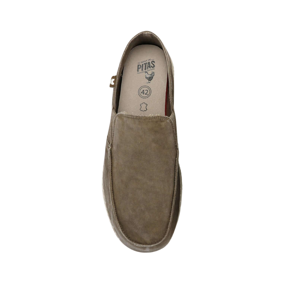 Pitas WP150 Loafer Washed Taupe Brown