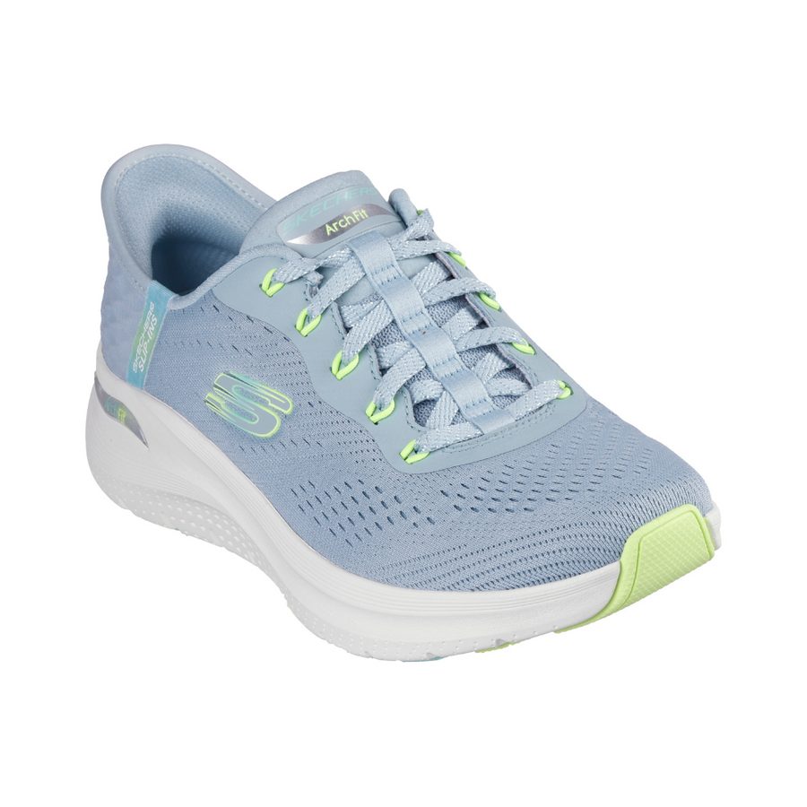 Skechers Slipins Arch Fit 2.0 Easy Chic 150066 Blue Lime