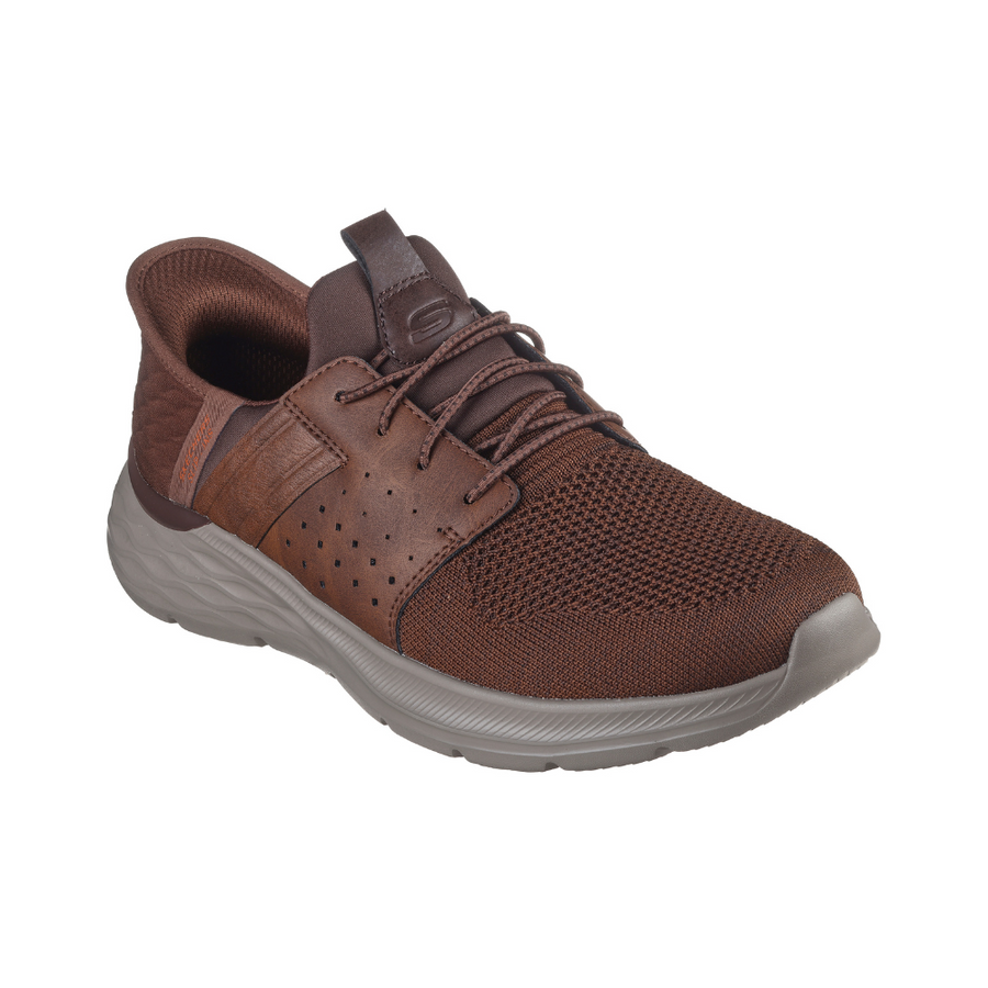 Skechers Slipins RLX Fit Newick Garner 210803 Cocoa Brown